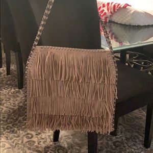 Boston Proper Fringe Pocketbook